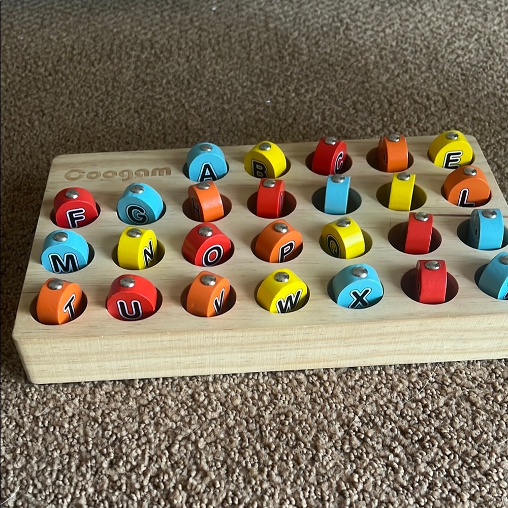Wooden Magnetic Fishing Game